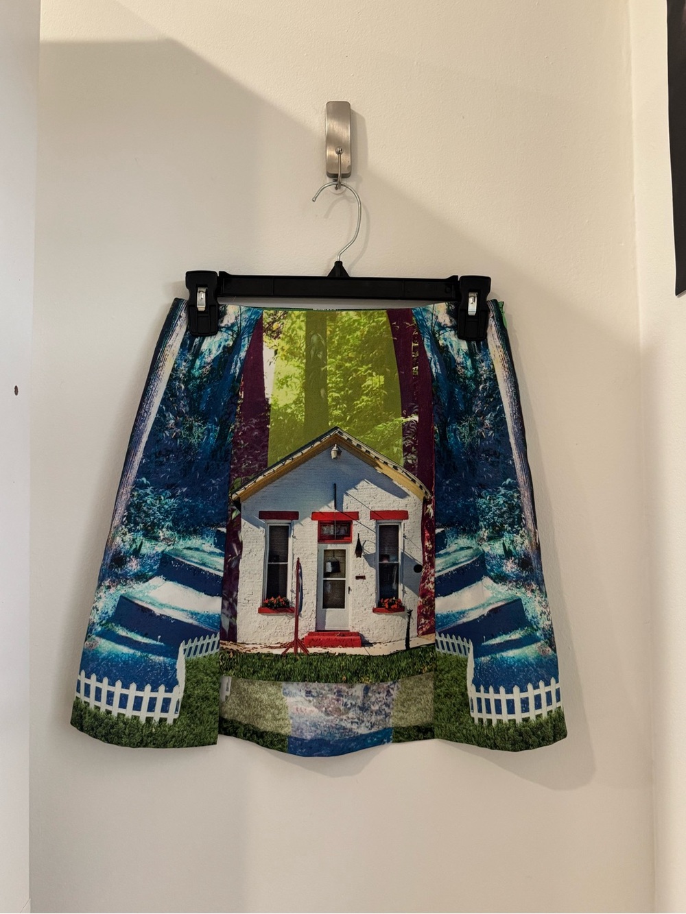 Rare FABITORIA House Graphic Print Mini Skirt